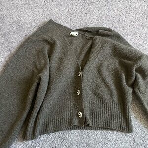 Dark grey cardigan